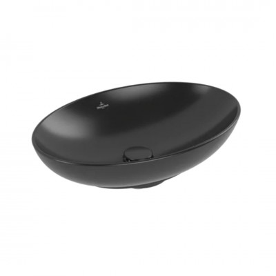Villeroy&Boch Loop & Friends umywalka nablatowa 56x38 cm czarny mat Ebony CeramicPlus 4A4701S5