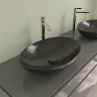 Villeroy&Boch Loop & Friends umywalka nablatowa 56x38 cm czarny mat Ebony CeramicPlus 4A4701S5
