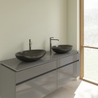 Villeroy&Boch Loop & Friends umywalka nablatowa 56x38 cm czarny mat Ebony CeramicPlus 4A4701S5