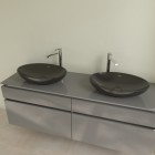 Villeroy&Boch Loop & Friends umywalka nablatowa 56x38 cm czarny mat Ebony CeramicPlus 4A4701S5