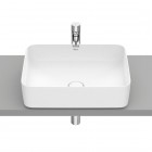 Roca Inspira Square umywalka nablatowa 50x37 cm biały mat A327530620