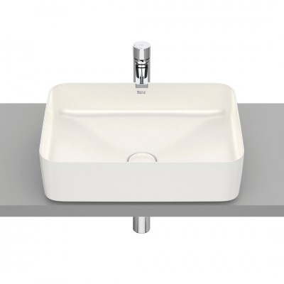 Roca Inspira Square umywalka nablatowa 50x37 cm beżowy A327530650
