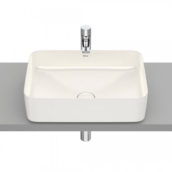 Roca Inspira Square umywalka nablatowa 50x37 cm beżowy A327530650