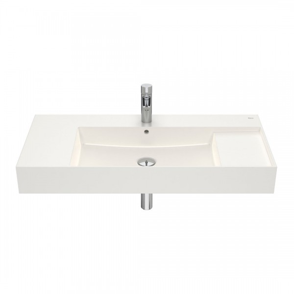 Roca Inspira Square umywalka ścienna 100x49 cm beżowy A32752A650