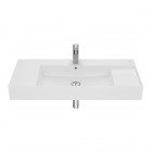 Roca Inspira Square umywalka ścienna 100x49 cm biały mat A32752A620