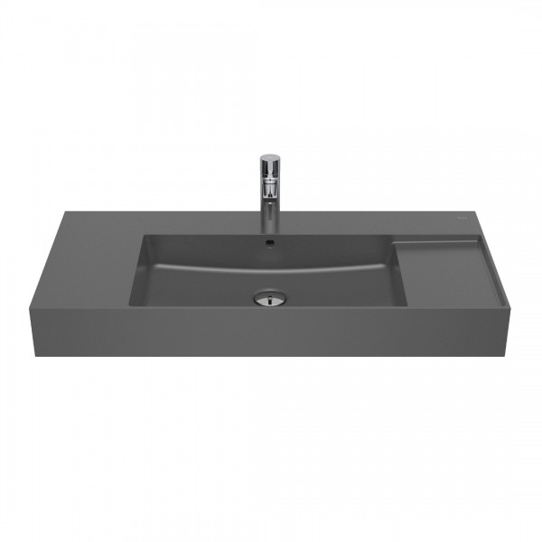 Roca Inspira Square umywalka ścienna 100x49 cm onyks A32752A640