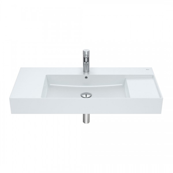 Roca Inspira Square umywalka ścienna 100x49 cm perła A32752A630