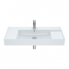 Roca Inspira Square umywalka ścienna 100x49 cm perła A32752A630