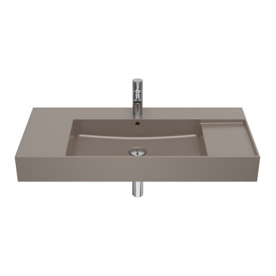 Roca Inspira Square umywalka ścienna 100x49 cm cafe A32752A660