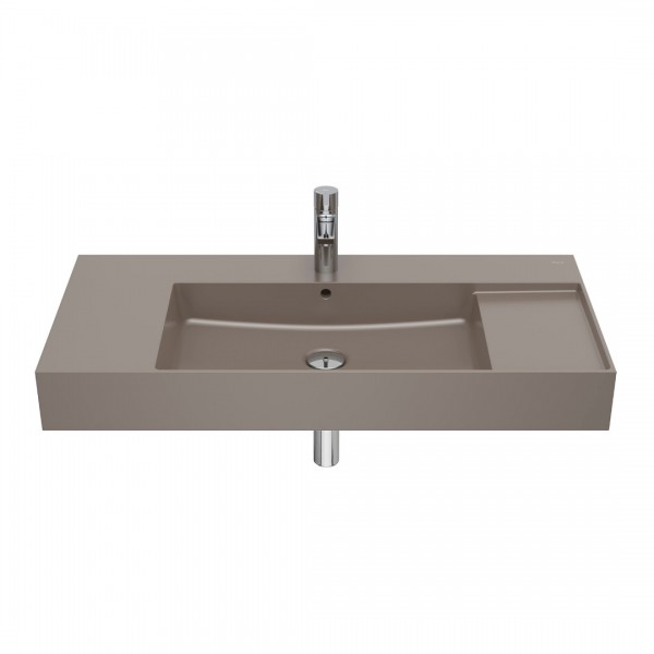 Roca Inspira Square umywalka ścienna 100x49 cm cafe A32752A660