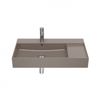 Roca Inspira Square umywalka ścienna 80x49 cm cafe A32752B660