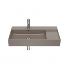Roca Inspira Square umywalka ścienna 80x49 cm cafe A32752B660