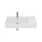 Roca Inspira Square umywalka ścienna 80x49 cm biały mat A32752B620