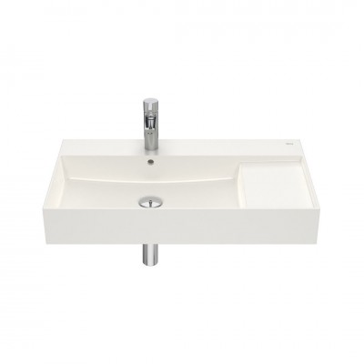 Roca Inspira Square umywalka ścienna 80x49 cm beżowy A32752B650