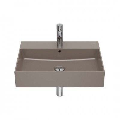 Roca Inspira Square umywalka ścienna 60x49 cm cafe A32752C660