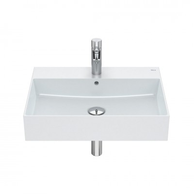 Roca Inspira Square umywalka ścienna 60x49 cm perła A32752C630