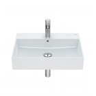 Roca Inspira Square umywalka ścienna 60x49 cm perła A32752C630