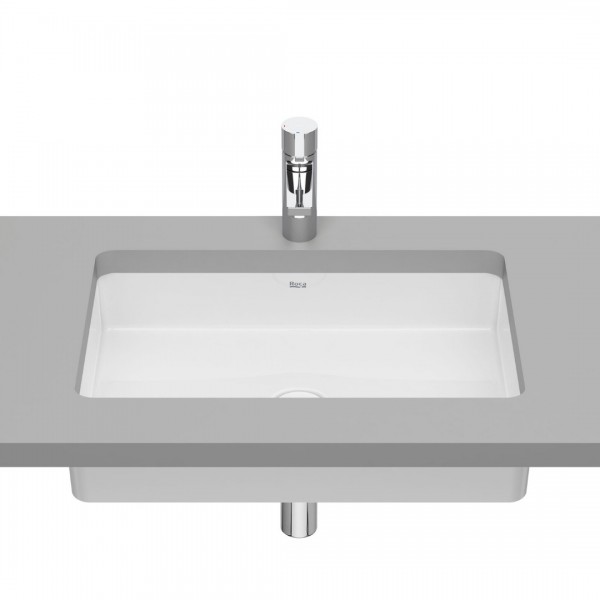 Roca Inspira Square umywalka podblatowa 54x32 cm biała Supraglaze® A327535S00