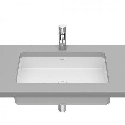Roca Inspira Square umywalka podblatowa 54x32 cm biały mat A327535620