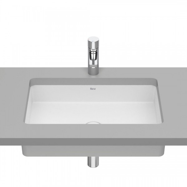 Roca Inspira Square umywalka podblatowa 54x32 cm biały mat A327535620