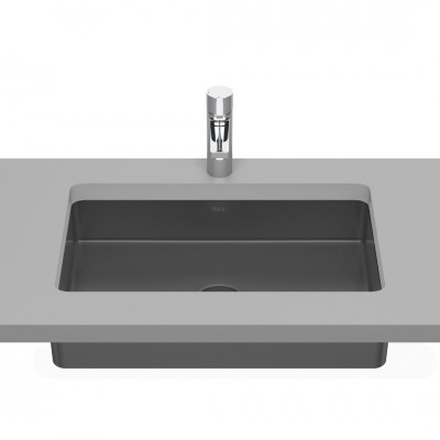 Roca Inspira Square umywalka podblatowa 54x32 cm onyks A327535640