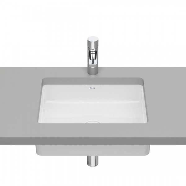 Roca Inspira Square umywalka podblatowa 43x32 cm biała Supraglaze® A327536S00