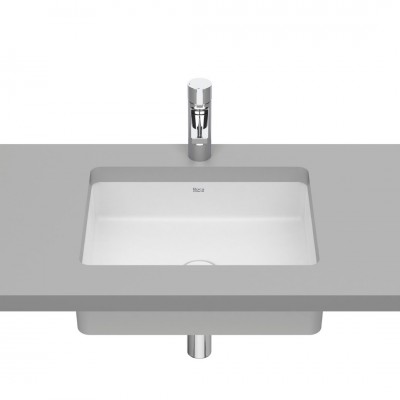 Roca Inspira Square umywalka podblatowa 43x32 cm biały mat A327536620