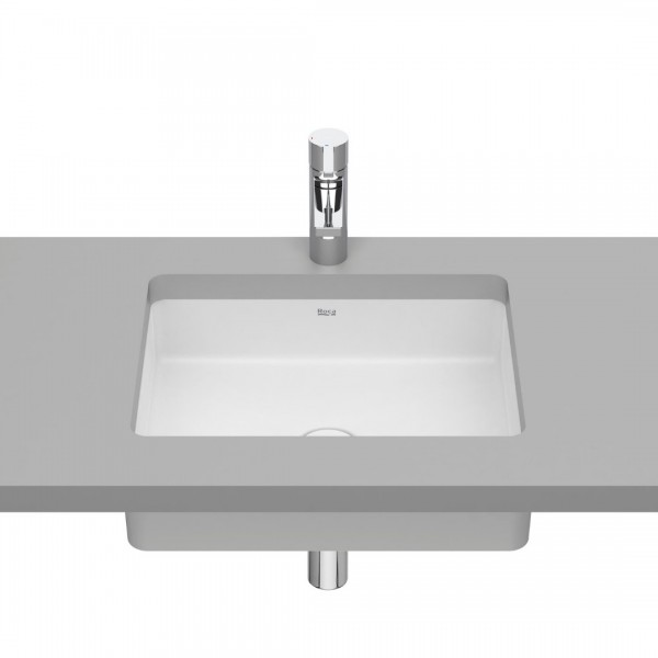 Roca Inspira Square umywalka podblatowa 43x32 cm biały mat A327536620