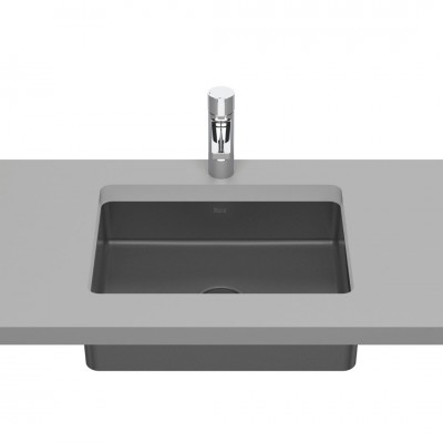 Roca Inspira Square umywalka podblatowa 43x32 cm onyks A327536640