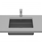 Roca Inspira Square umywalka podblatowa 43x32 cm onyks A327536640