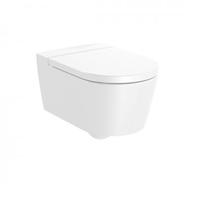 Roca Inspira Round miska WC wisząca Rimless biała Supraglaze® A346527S00