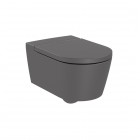 Roca Inspira Round miska WC wisząca Rimless onyks A346527640
