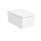 Roca Inspira Square miska WC wisząca Rimless biała Supraglaze® A346537S00