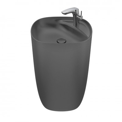 Roca Beyond umywalka wolnostojąca 50x45 cm onyks A3270B0640