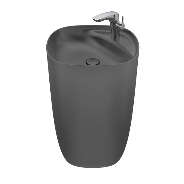 Roca Beyond umywalka wolnostojąca 50x45 cm onyks A3270B0640