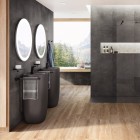 Roca Beyond umywalka wolnostojąca 50x45 cm onyks A3270B0640