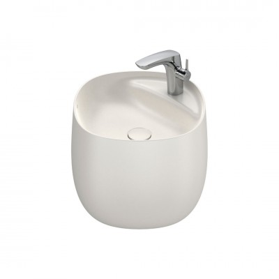 Roca Beyond umywalka ścienna 46x47 cm beżowy A3270B1650