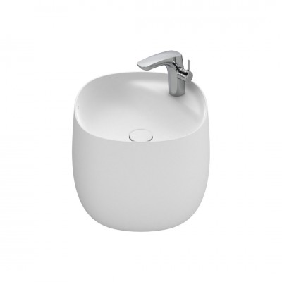 Roca Beyond umywalka ścienna 46x47 cm biały mat A3270B1620