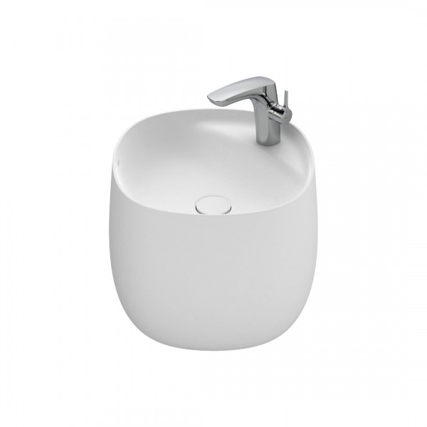 Roca Beyond umywalka ścienna 46x47 cm biały mat A3270B1620