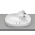 Roca Beyond umywalka wpuszczana w blat 58,5x45 cm biała Supraglaze® A3270B6S00