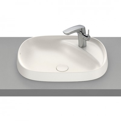 Roca Beyond umywalka wpuszczana w blat 58,5x45 cm beżowy A3270B6650