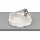 Roca Beyond umywalka wpuszczana w blat okrągła 45 cm beżowy A3270B7650