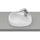 Roca Beyond umywalka wpuszczana w blat okrągła 45 cm biały mat A3270B7620