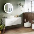 Roca Beyond umywalka nablatowa 58,5x45,5 cm biała Supraglaze® A3270B8S00