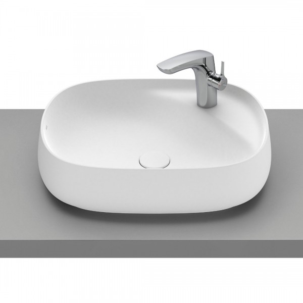 Roca Beyond umywalka nablatowa 58,5x45,5 cm biały mat A3270B8620