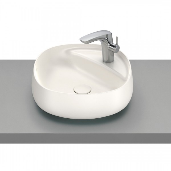 Roca Beyond umywalka nablatowa okrągła 45,5 cm beżowy A3270B9650