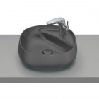 Roca Beyond umywalka nablatowa okrągła 45,5 cm onyks A3270B9640