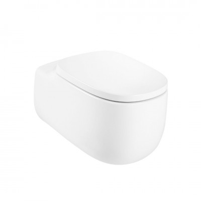 Roca Beyond miska WC wisząca Rimless biała Supraglaze® A3460B7S00