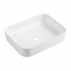 Omnires Corona umywalka nablatowa 50x39 cm biały połysk CORONA500BP