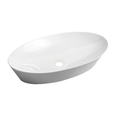 Omnires Laredo umywalka nablatowa 61x37 cm biały połysk LAREDO605BP